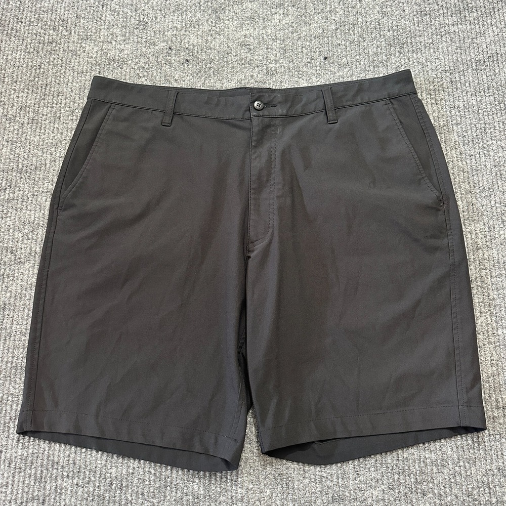 FootJoy Mens Golf Shorts W38 Black Stretch Performance Chino Outdoor Mid Rise